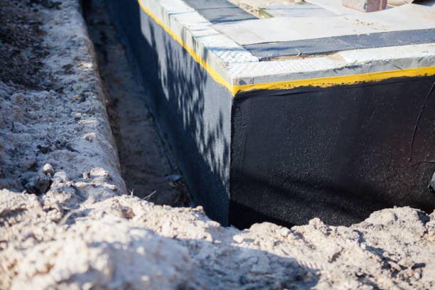 Professional Exterior Waterproofing technician working in Lucerne, IN